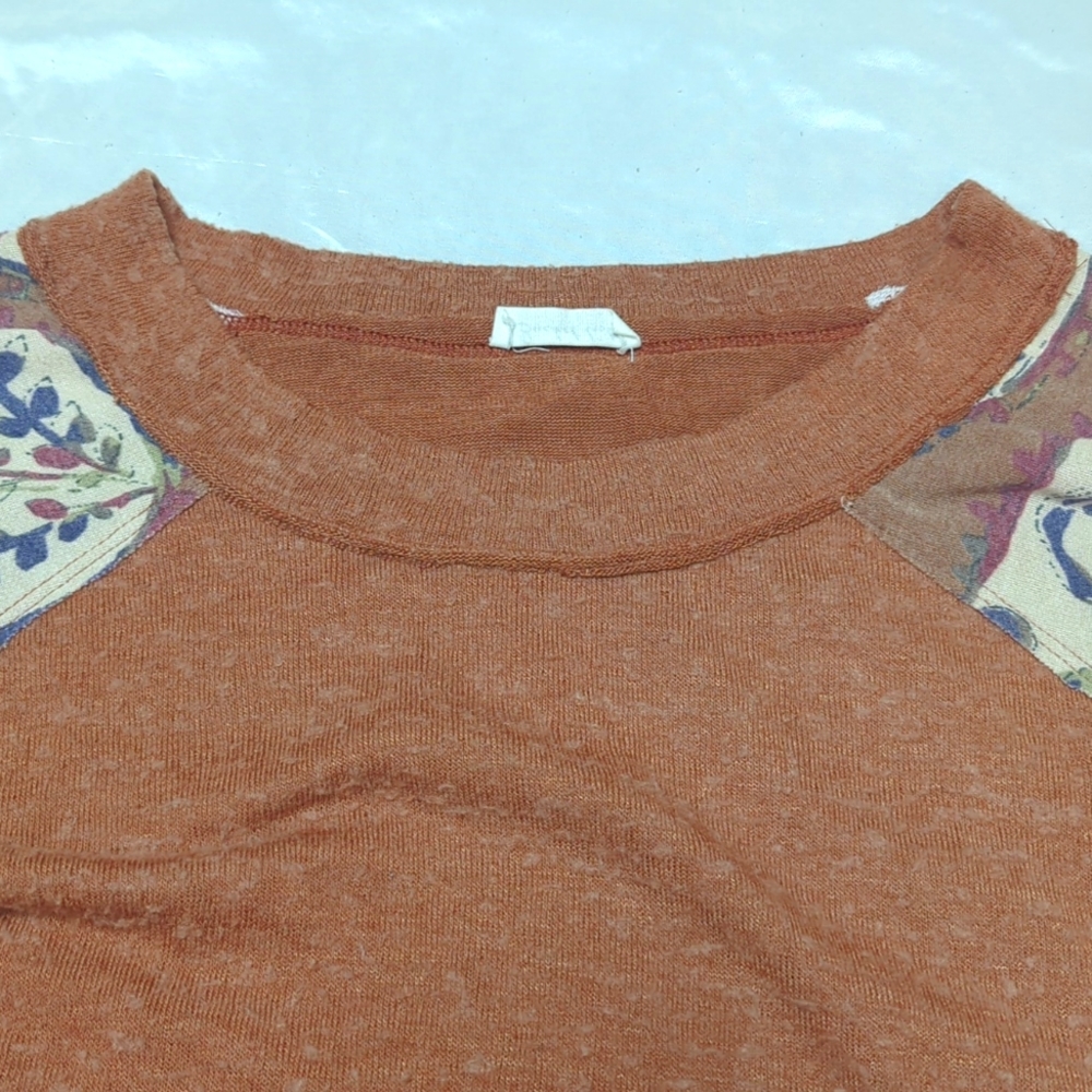 Bucketlist Patchwork Slub Fabric Long Sleeve Bohe… - image 5